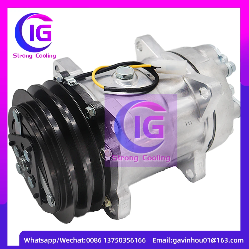 SD7H15 24v Auto AC Compressor For VOLVO FL10 10320 11104419 11412632 15082742 845018 32469 78606 14-8045