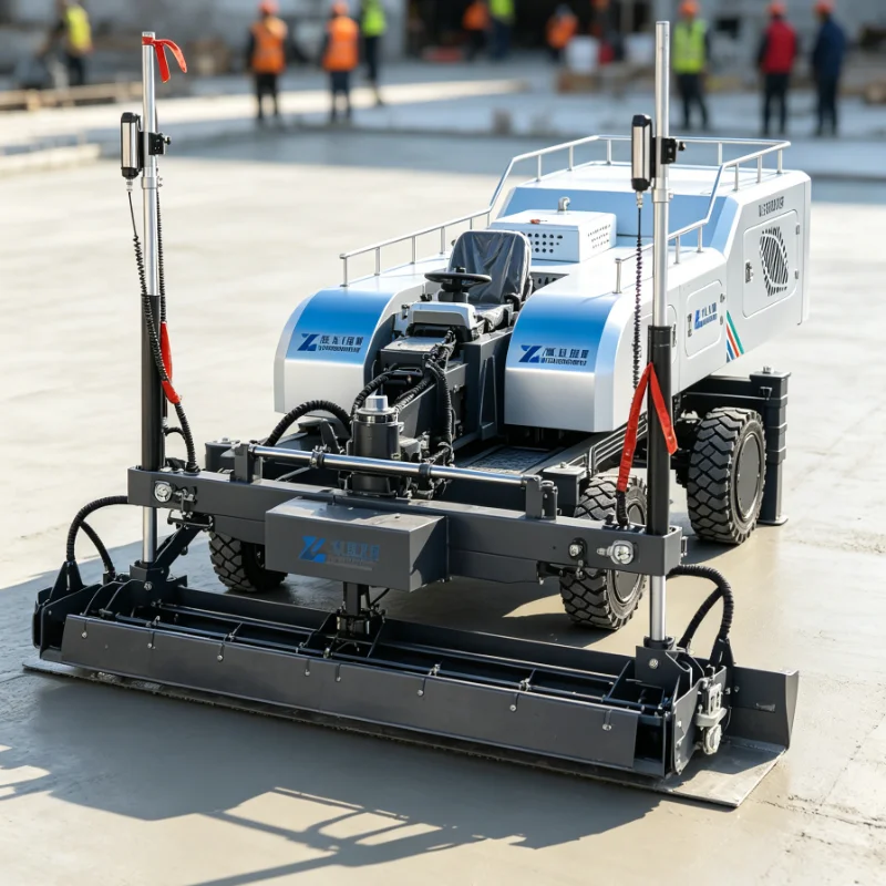 Customized Laser Leveling Equipment Cement Floor Screed Hydraulic Screed System High Efficiency Paving Large Area Floors