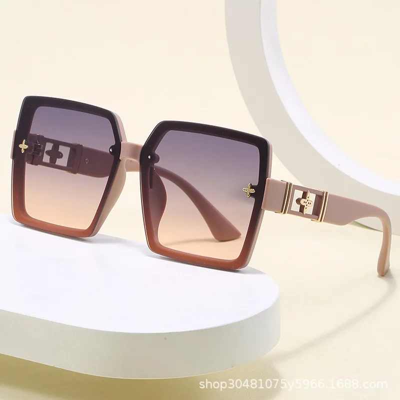 

Новые солнцезащитные очки в большой квадратной оправе для вождения, защита от ультрафиолета, женский модельер, бестселлер ​