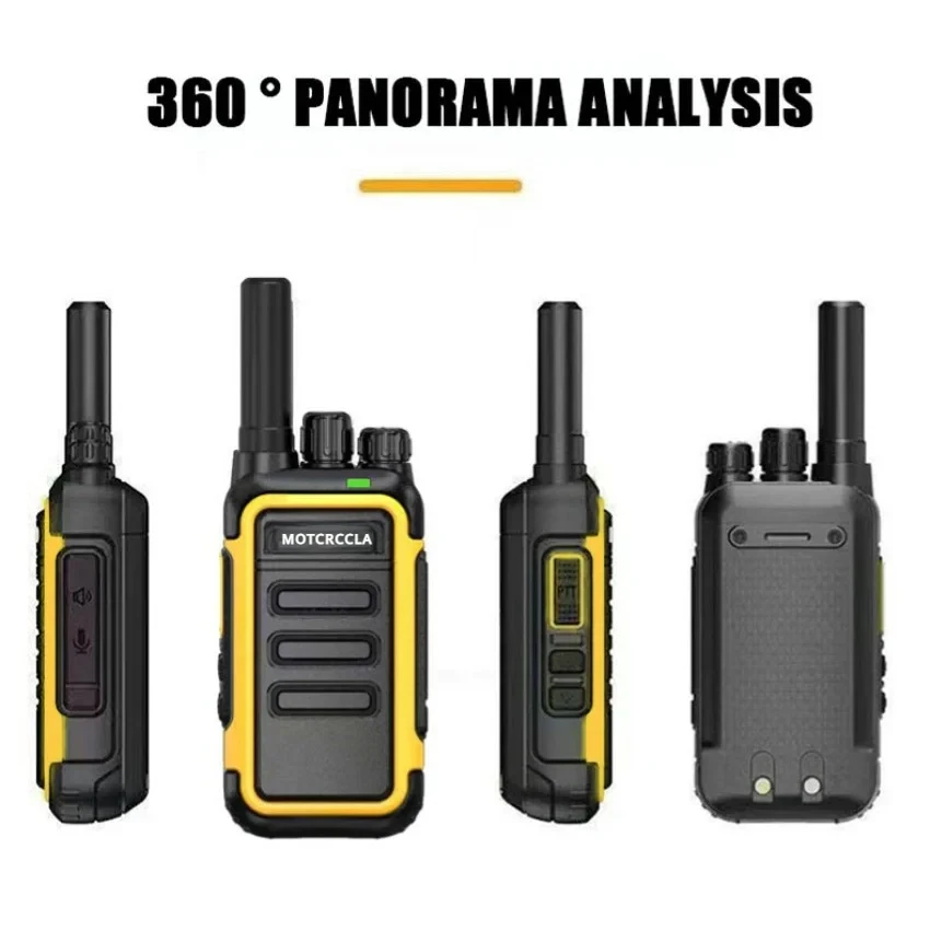 Conjunto de transceptor Walkie Talkie MOTCRCCLA-M1, rádio bidirecional portátil, UHF, longo alcance, rádio DMR