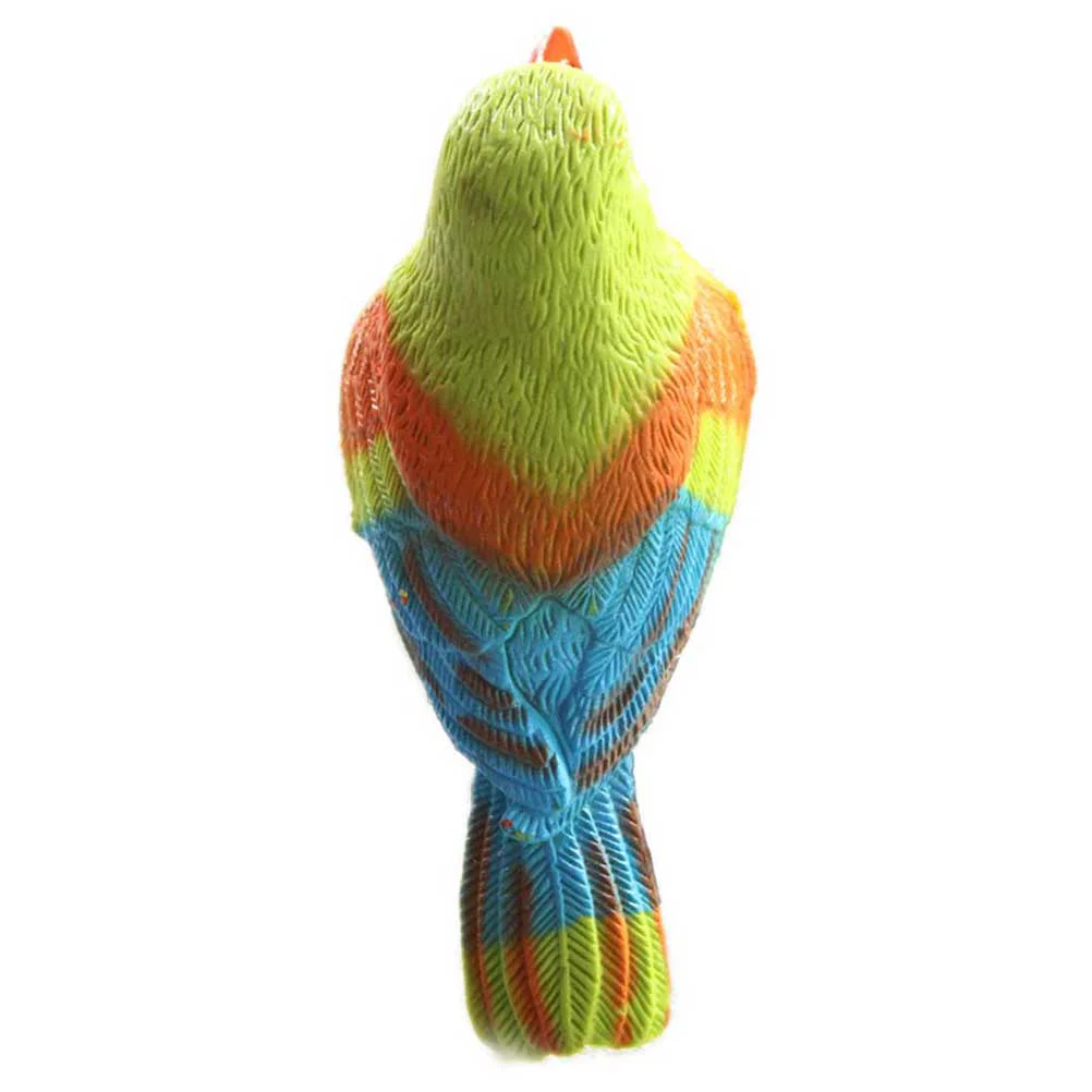 Jouets pour oiseaux à commande vocale, 3 pièces, Simulation activée par le son, mouvements électroniques pour animaux de compagnie, cadeaux éducatifs pour enfants, décoration de la maison