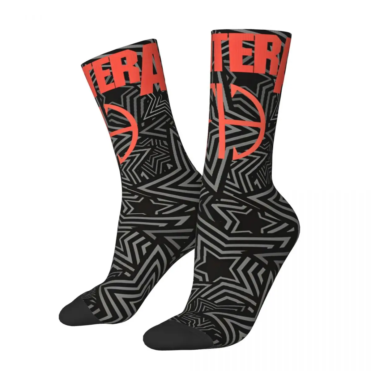 Crazy compression The Most Popular Band From Texas Sock for Men Harajuku Pantera Quality Pattern Crew Sock Novelty