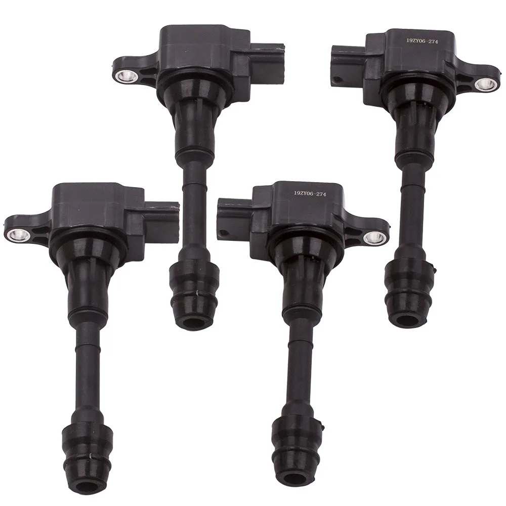 4x Ignition Coil for Nissan Xtrail X-Trail T30 T31 2001-2009 QR25DE 22448-8H310  3 Pins