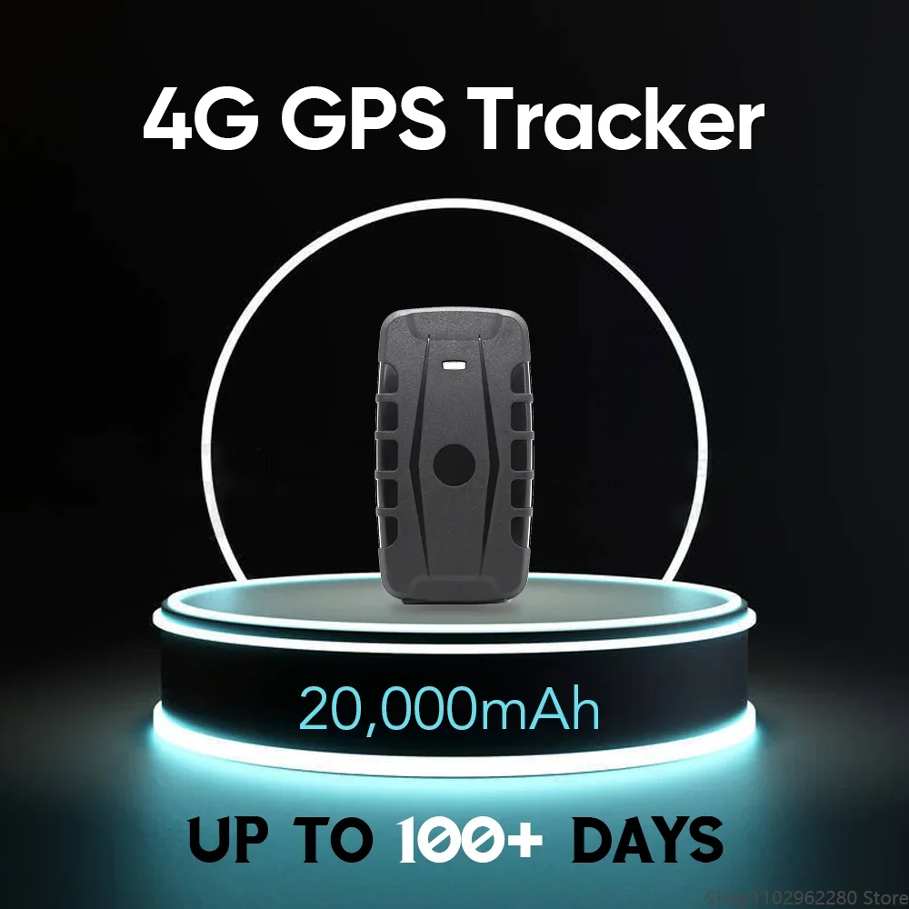 4G GPS Tracker 20000mAh Portable GPS Via Satellite Car Alarm Real-Time GPS Locator Magnetic Tracking Device Long Standby Time