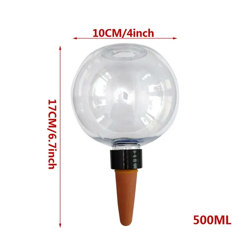 Pot Watering Spikes Automatic Multifunctional Watering Globes 500ml Portable Watering Stakes for Home Balcony Living Room