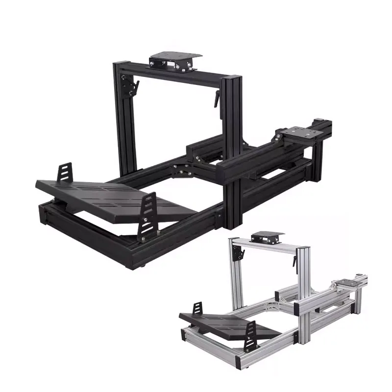 DIY Simulator Rig Car Racing Custom Design Aluminum Racer Simulation Game Seat 4080 Sim Racing Cockpit Kit Motion Rig Simulation