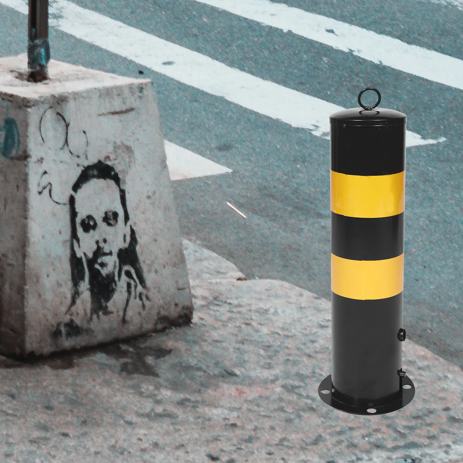 Safety Barrier Parking Traffic Chain Plastic Control Crowd Halloween Christmas New Year Heavy Duty Steel Steel Construction