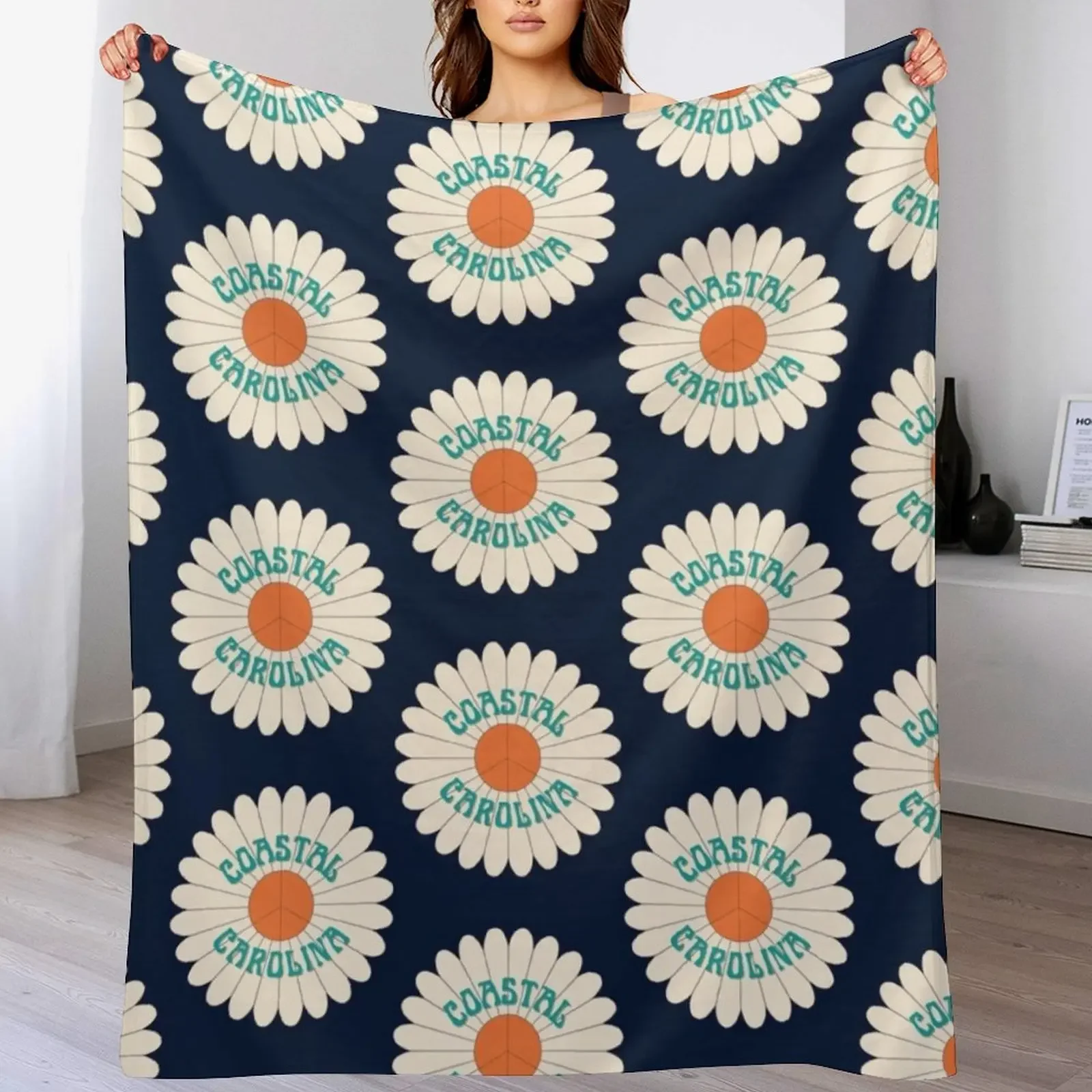 

New CCU Daisy Throw Blanket funny gift decorative For Sofa Thin valentine gift ideas Blankets