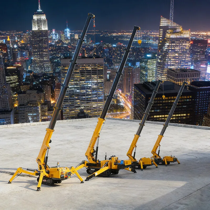 Customized Small Spider Crane – Free Fall Winch Option for Rapid Lowering, Factory Price