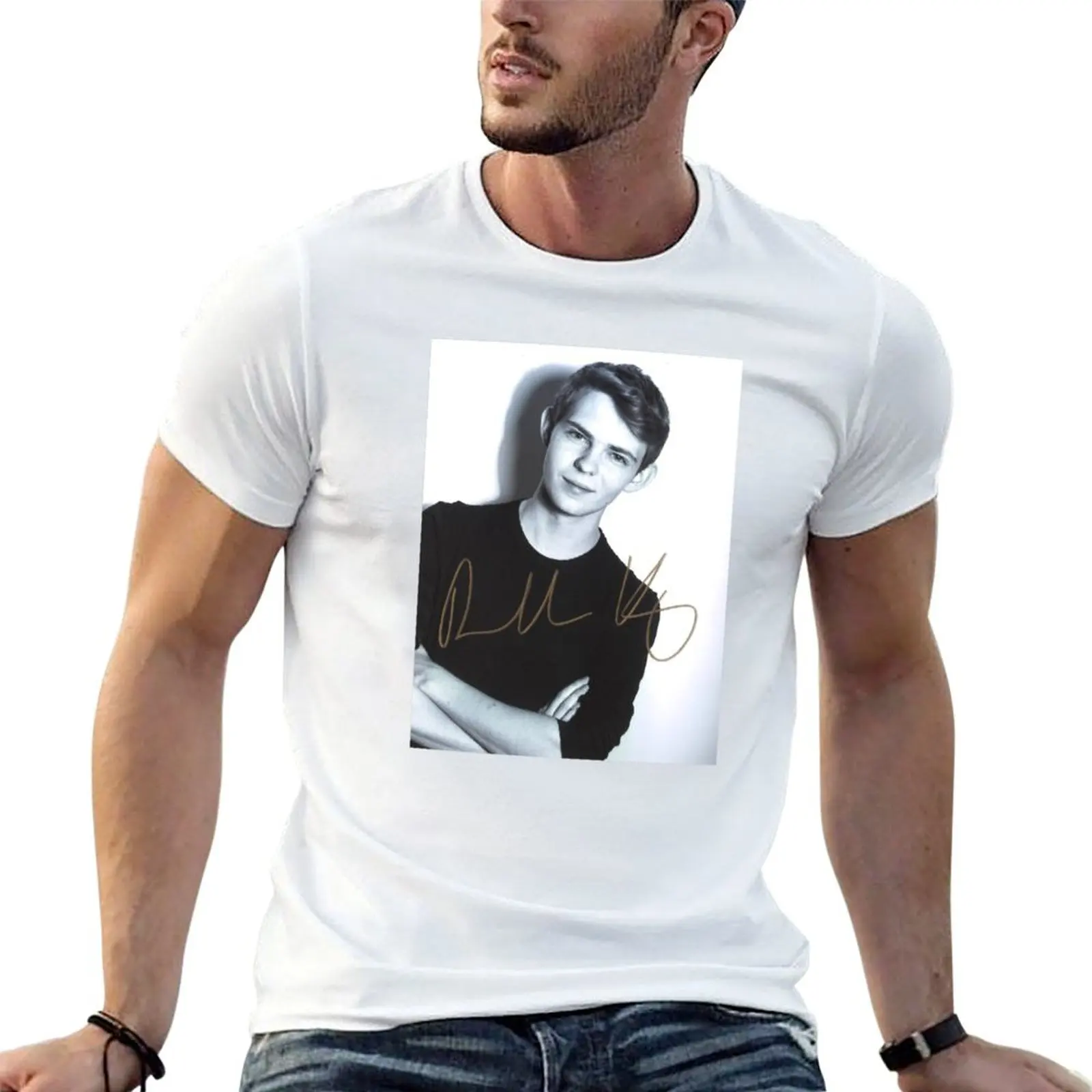 Robbie Kay autograph T-Shirt rapper graphic tees plus sizes t shirts for men graphic