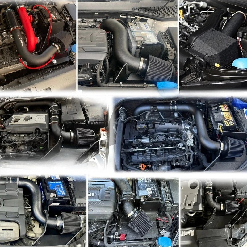 Car Air Intake Modification Kit, For Volkswagen Audi Skoda SEAT EA211 EA888 Engine, Automotive Air Intake Upgrade Assembly
