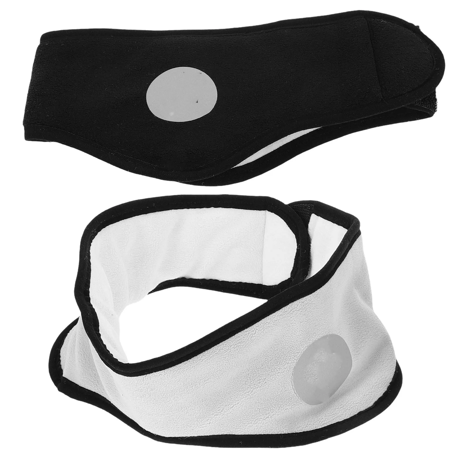 Cache-oreilles de sommeil réglables, 2 pièces, doux, réduction du bruit, sangle à boucle à crochet, couverture d'oreille pour dormir, masque pour les yeux de voyage
