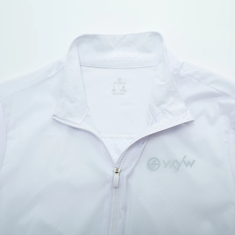 YKYW Herren winddichte wasserdichte Langarm-Radjacke YKK Doppelreißverschluss atmungsaktive MTB-Fahrradbekleidung Tops Pro Team Jersey – Detail 21