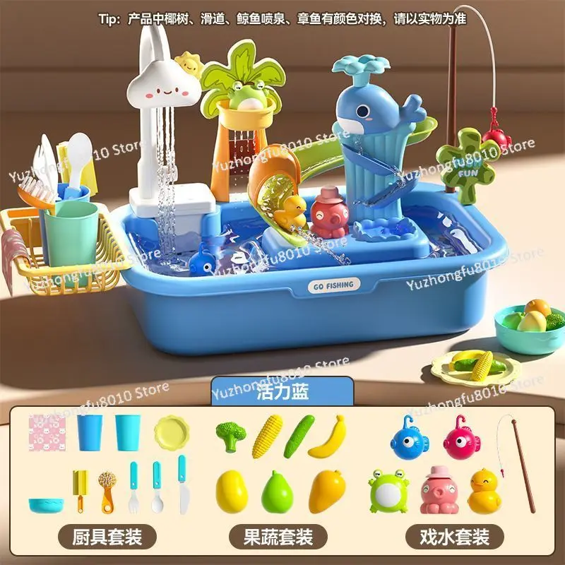 Toddler water table 1-3 with electric water pump