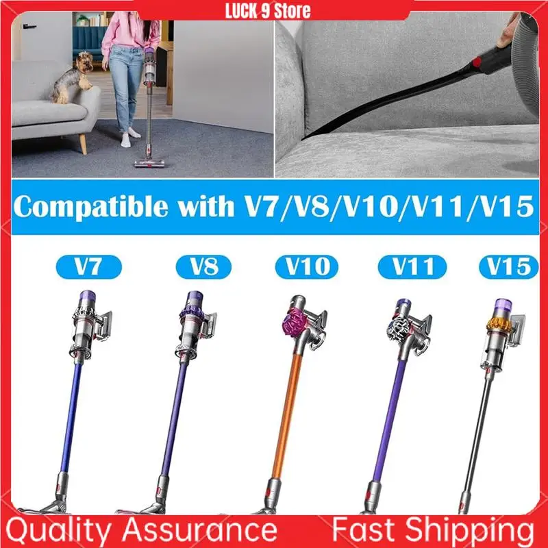 

Replacement Stretch Hose Extension, Flexible Extended Crevice Nozzle, Switch Lock And Adapter For Dyson V11 V10 V8 V7-AB52