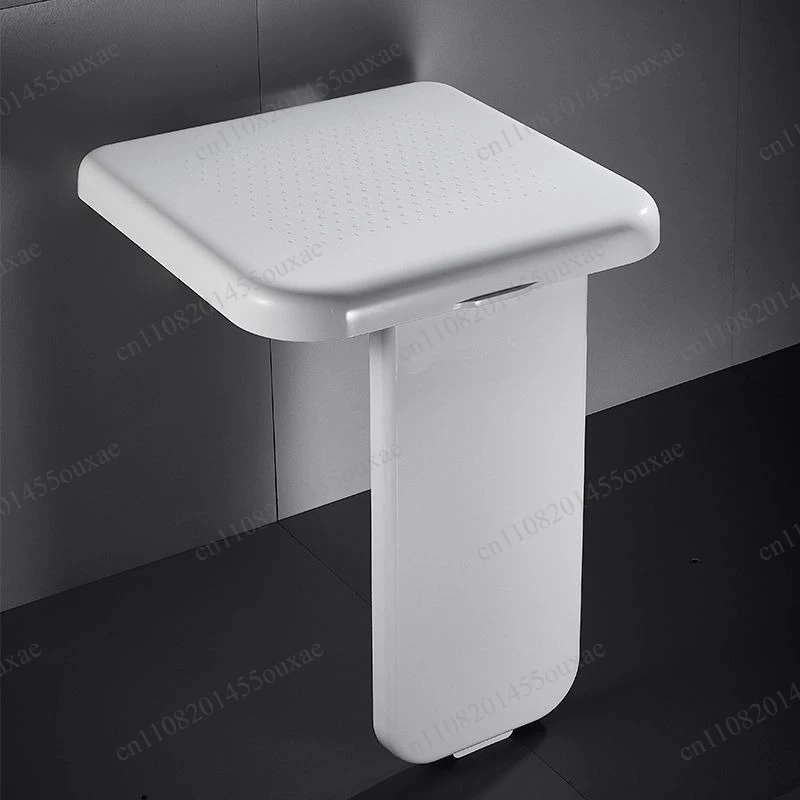Wall‑Mounted Foldable Safety Shower Seat Multi‑Scene Folding Chair for Bathroom Toilet Corridor Stairs Elderly Bathing Use