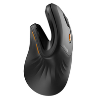 ProtoArc Ergonomic Vertical Mouse EM11 NL Rechargeable Wireless Mouse BT Ergo Mice with 3 Multi-Device 2.4GHz Optical Mice