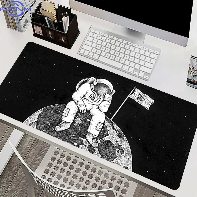Outer Space Astronauts Large Mouse Pad Gaming Laptop Keyboard Mat carpet Natural Rubber Computer Mousepad Game Extended Desk Mat