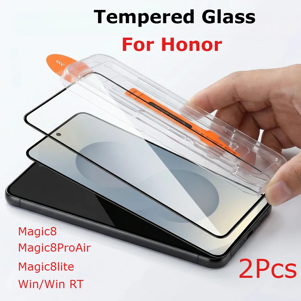 2 Pcs Anti-Dust Easy to Install Screen Protector For Honor M