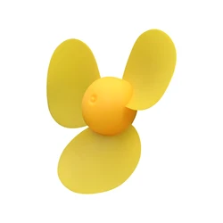 Premium three-leaf spiral soft paddle technology small make handmade DIY homemade fan toy accessories soft wind blades