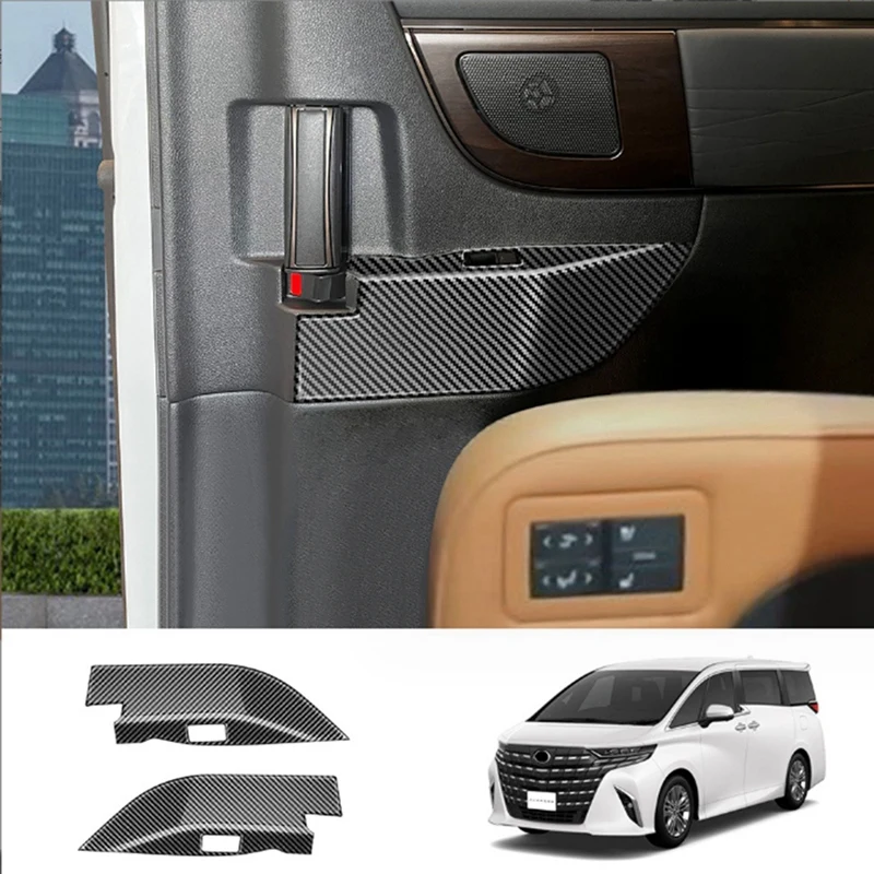 For Toyota Alphard/Vellfire 40 Series 2023 Middle Door Armrest Window Lift Switch Cover Glass Control Cover