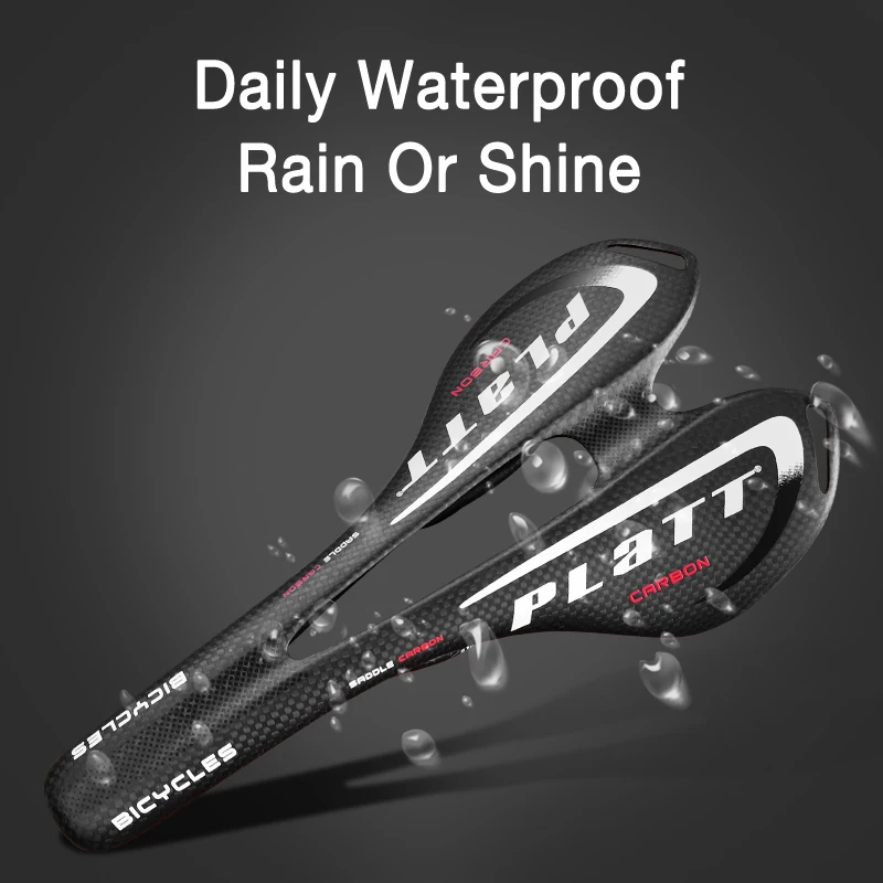 Full Carbon MTB Saddle Lightweight Durable Bike Seat for Road And Mountain Biking - view 5
