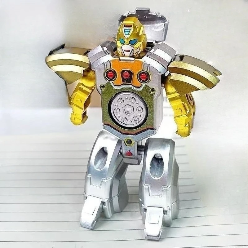 New Deformation Tank Robot Children's Toy Car Creative Mecha Simulation Spinning Toy Transformers Megatron Robot Toy