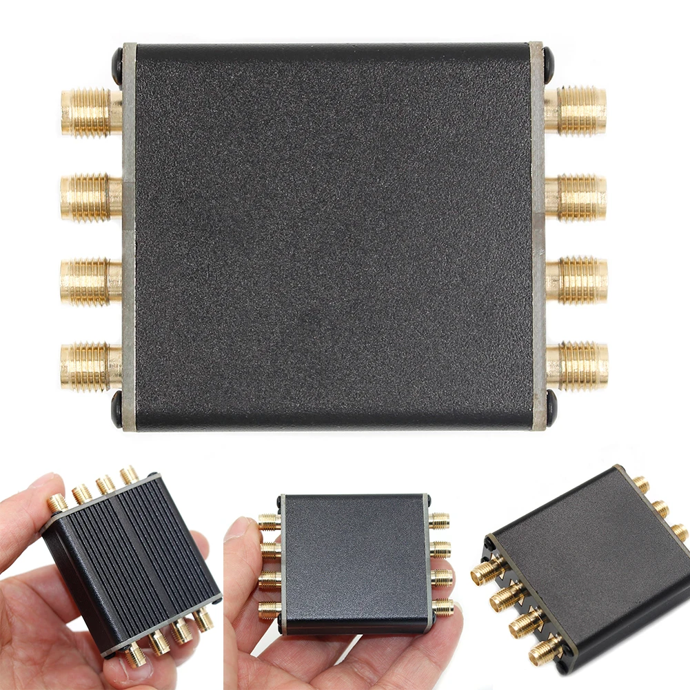 

4 In1 Active RF Isolated Distributor Aluminum Shells LC Filter Passive Filter RF Signal Divider for RF Signal Radio Antenna