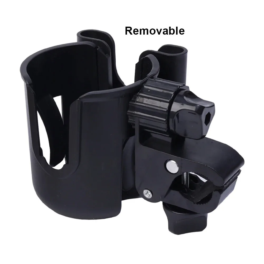 

1Pcs Universal Stroller Cup Holder 2-in-1 With Phone Holder Bottle Holder Adjustable 360 Degree Beverage Cup Holder