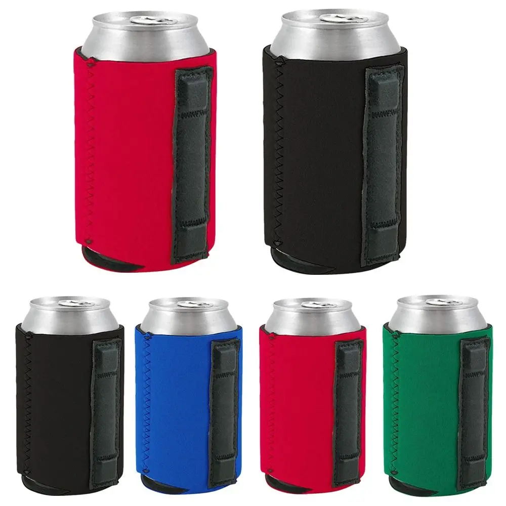 12Oz Magnetic Can Sleeve Neoprene Reusable Can Cooler Insulated Sleeve Non-Slip Condensation Resistant Drink Sleeves BBQ