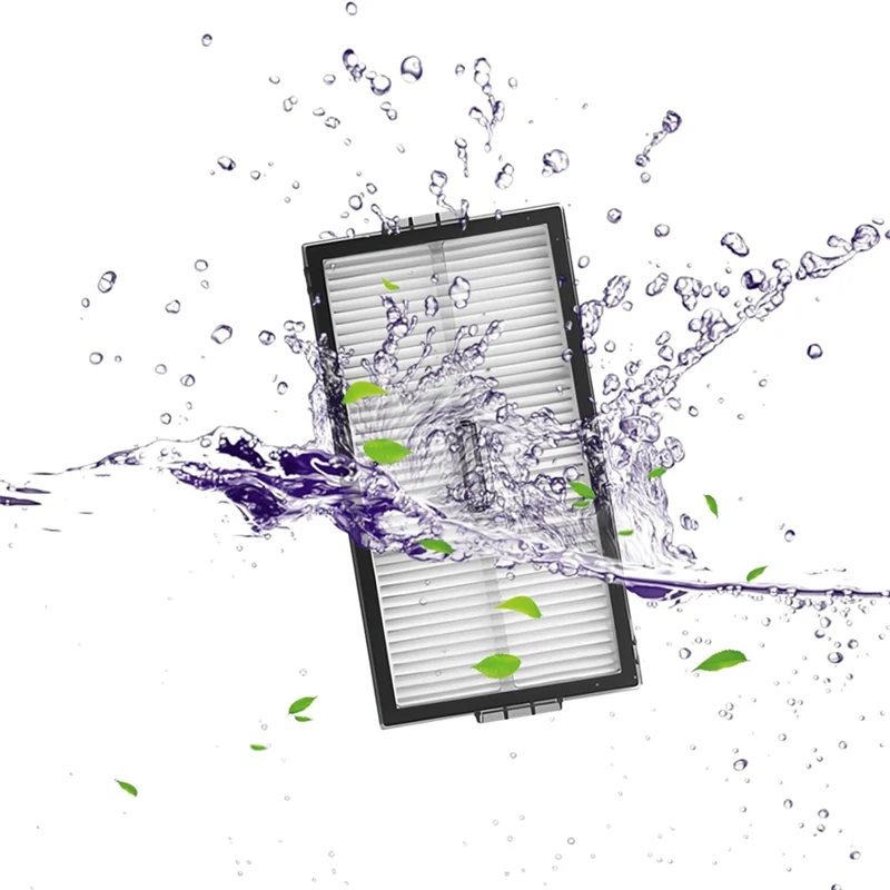 YCOC-Juego de accesorios de filtro Hepa de repuesto para piezas de aspiradora Roborock Saros 10R