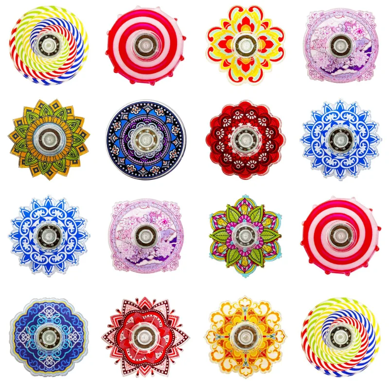 Kreatives Fingerspitzen-Gyroskop, buntes Graffiti-Spielzeug, Party- und Geburtstagsgeschenke für Jungen und Mädchen, lustiges Spielzeug, Fidget Spinner, 1 Stück