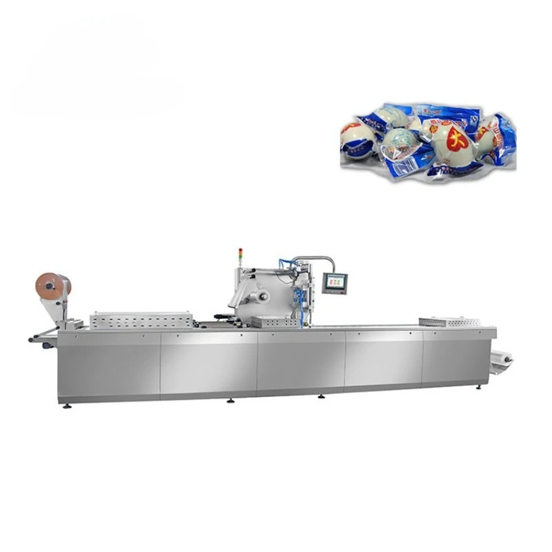 Continuous stretch film packaging machine braised eggs salted duck eggs, egg products food