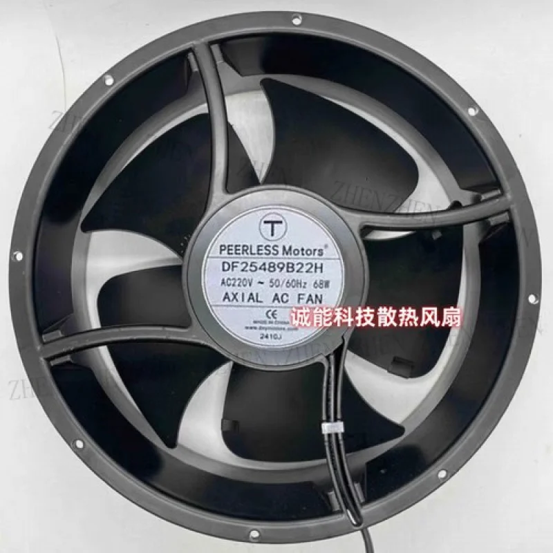 Y  1 Pc.  for T PEERLESS Motors Fan DF25489B22H AC220V 68W 25489 25.4cm  Metal  fan