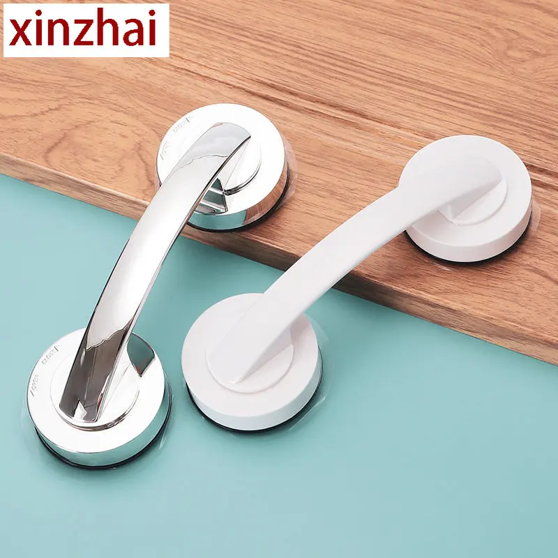Glass Door Sliding Door Handles Closet Cupboard Door handles Toilet Lid Refrigerator Door Suction Cup Pulls Free Punch