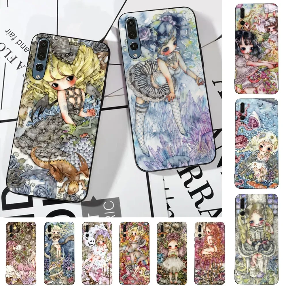 

Selling Aya Takano Phone Case For Huawei P 8 9 10 20 30 40 50 Pro Lite Psmart Honor 10 Lite 70 Mate 20lite