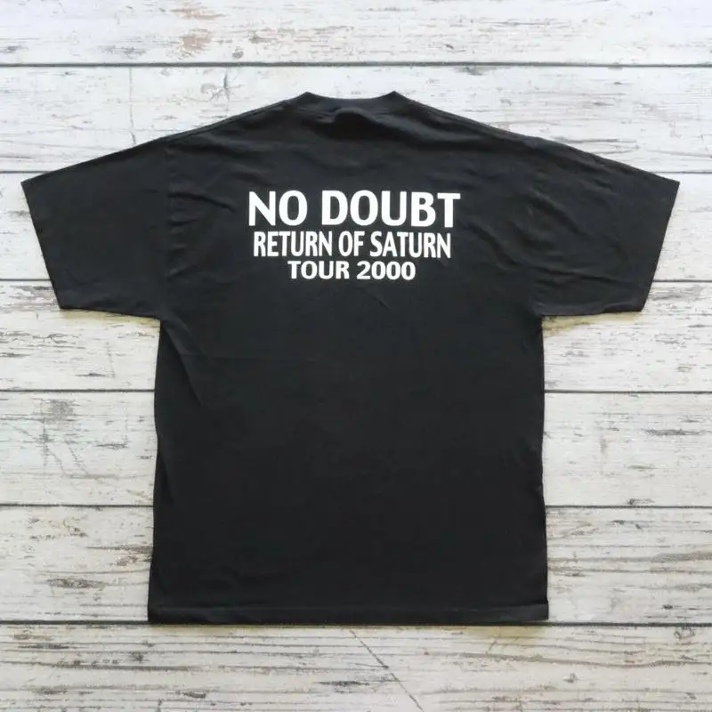 Vintage No Doubt Return of Saturn Tour 2000 Band Tshirt Size XL Black