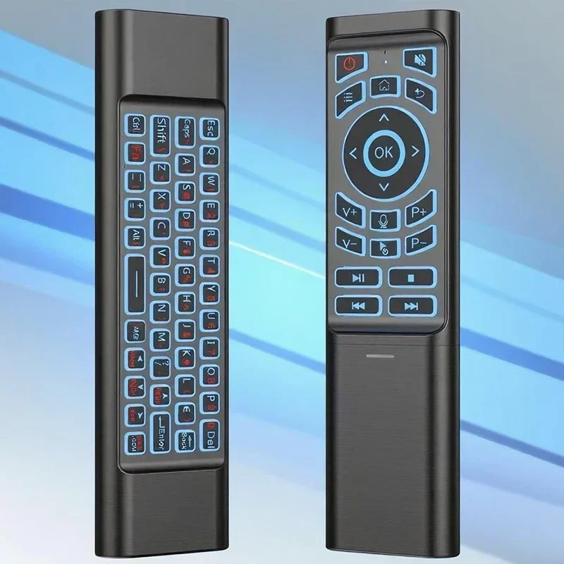 Wosung Mini Dual-Mode Wireless (2.4G + Bluetooth) 2-in-1 Keyboard & Mouse Set with PC Remote & Air Mouse