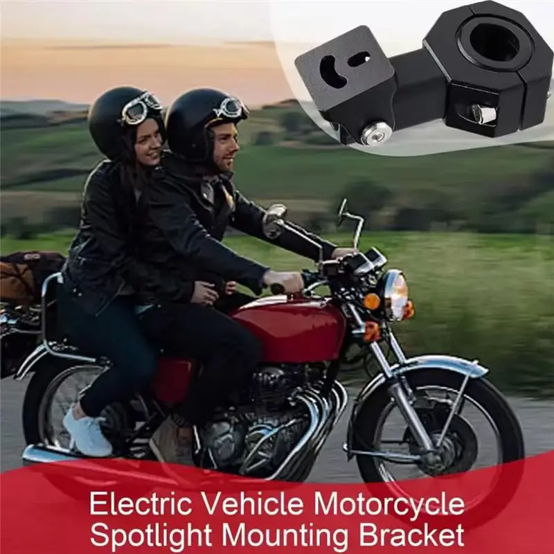 Versatile Motorcycle Light Bar Mounts, Mini Bar Clamp Kits For Secure Spotlight Installation-AS55