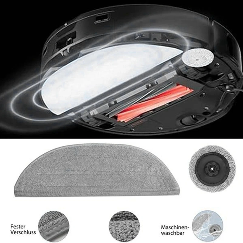 Sostituzione per Roborock S8 Maxv Ultra Robot spazzola laterale filtro Hepa Mop panno aspirapolvere pulitore accessori pezzo di ricambio