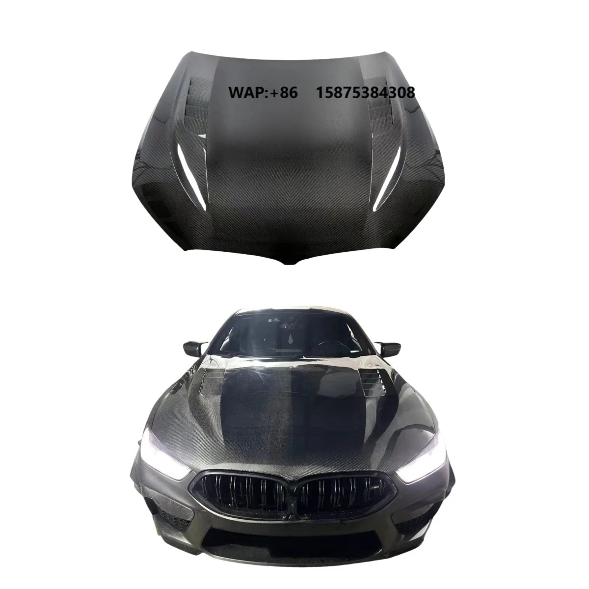 

Hot Sale Carbon Fiber Hood for 8 Serices M8 Carbon Front Bonnet Engine Hood Autoparts