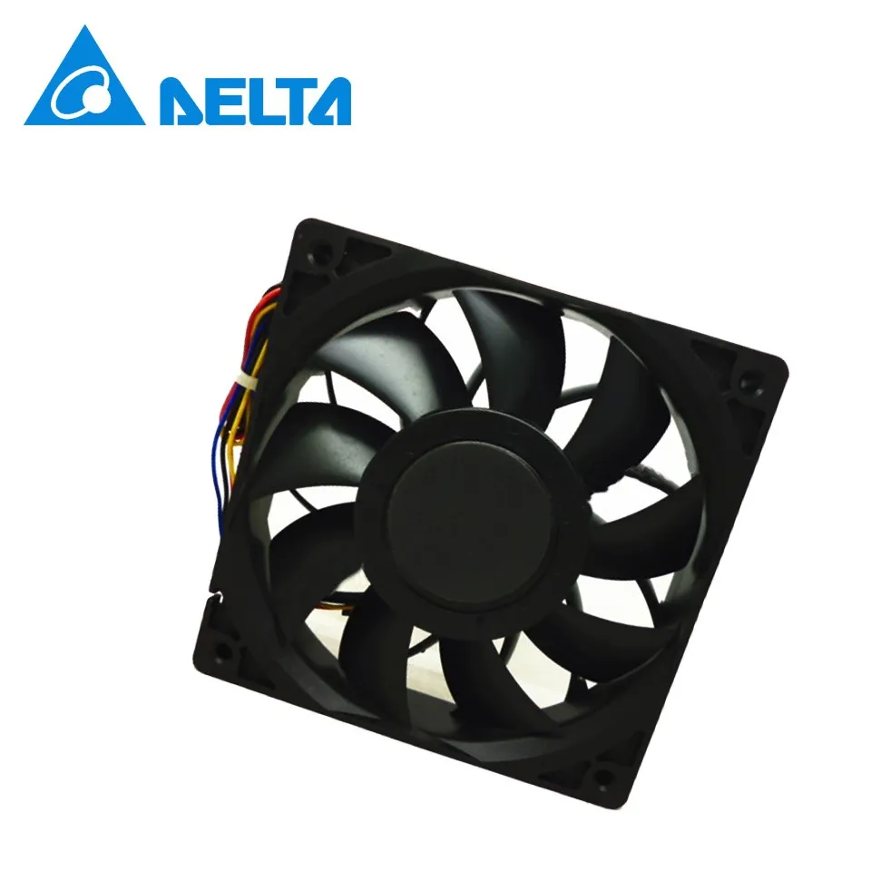 New 12CM 120mm 12025 high- speed winds of cooling fan 12V 3A THB1212B double ball 120*120*25mm for Delta