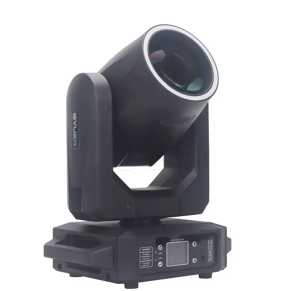 4 pz/lotto LED 200W testa mobile per Home Party Concert Beam Spot Rainbow Effect Stage Lighting 18 prisma DMX512 Sharpy Club Dj Disco