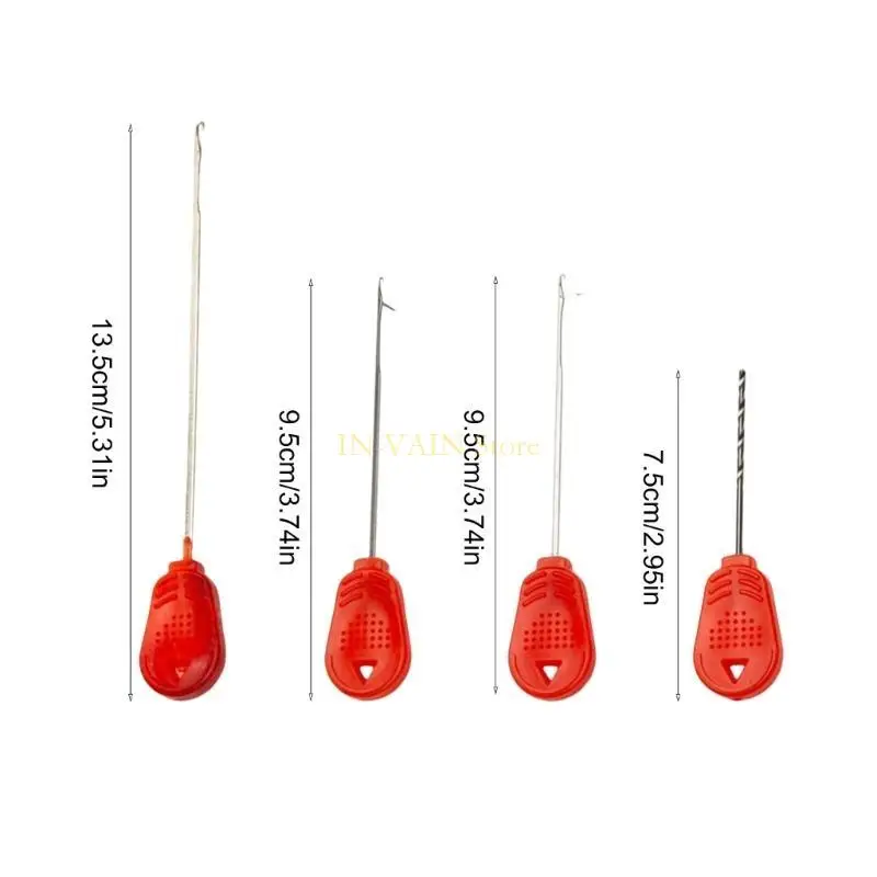 M5TC 6 قطعة الطعوم إبرة سمك الشبوط الصيد الطعوم هوك إبرة دودة عراف ملحقات صيد سمك