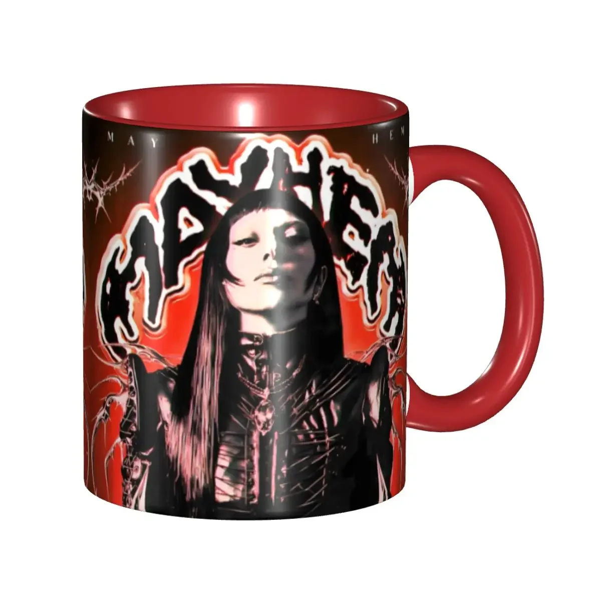 Custom Ladys Gagas Coffee Mug DIY Vintage Comic Pop Music Famous Singer Ceramic Mug Creative Present