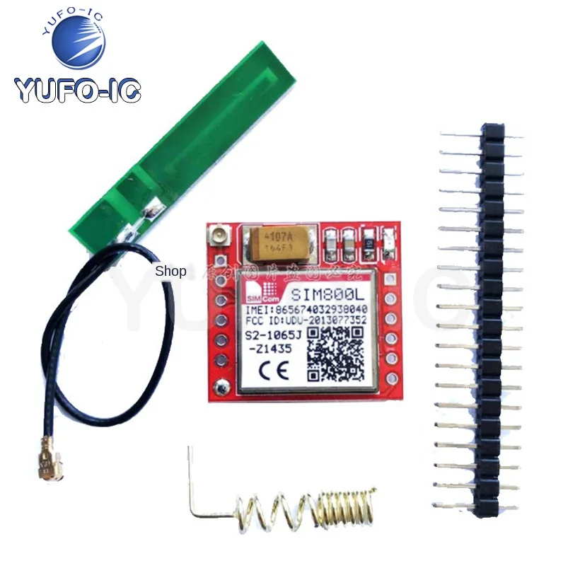 Бесплатная доставка, 3 шт., модуль Sim800l с антенной печатной платы, данные GSM GPRS, 4 частоты в наличии
