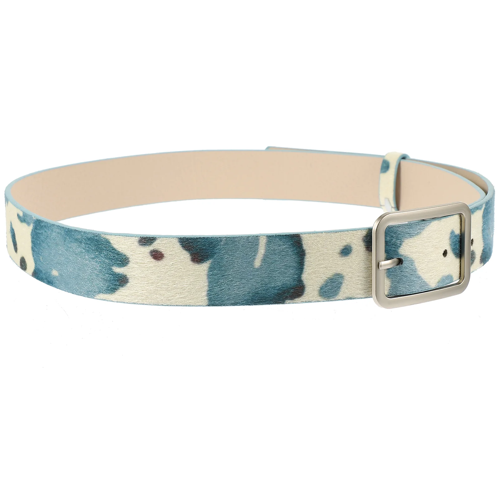 Koe Pu-riem voor dames Cowgirl-riemen Verstelbare broek Print Accessoires Dames