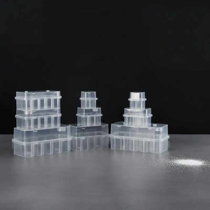 Multipack Plastic Microtube Storage Solution 3ML; 2/4/6/24Slot Vial Holder; Clear Freezer Storage for Organizing Tubes