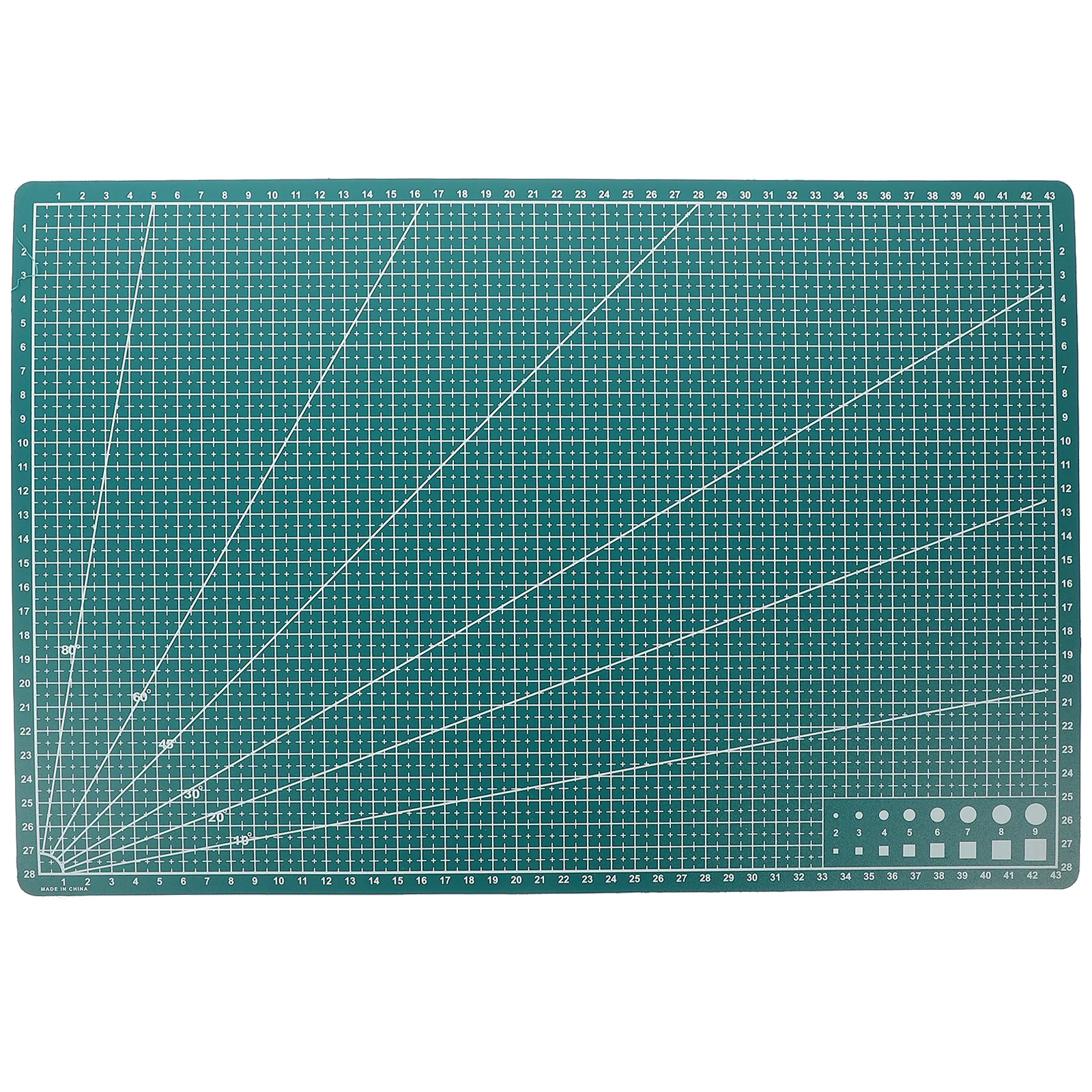 A3 PP Cutting Mat Double-Sided Non-Slip Professional Handcrafts Mat for Engraving Sewing Paper Carving Quilting Scrapbooking