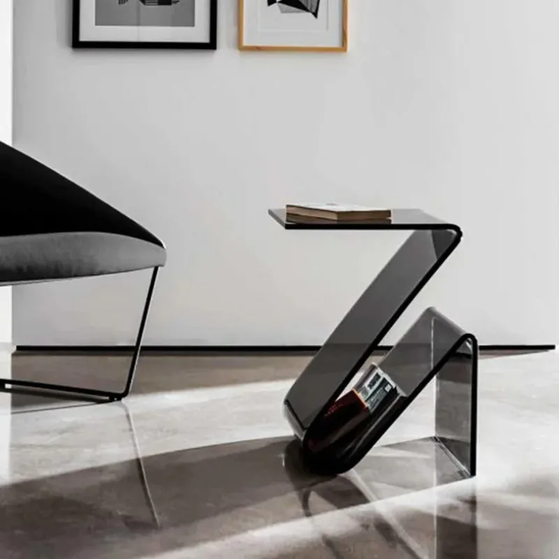 

Acrylic transparent ins minimalist small apartment household removable tea side living room sofa corner bedside table